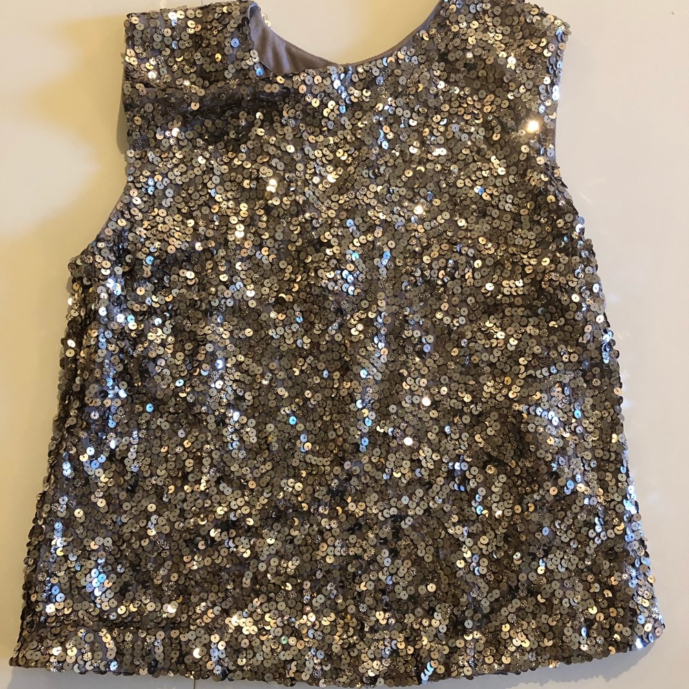 Gold/Bronze Vince Sequin Top